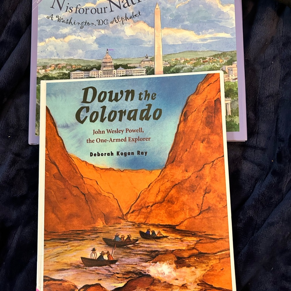 N is for Our Nation and Down the Colorado Books